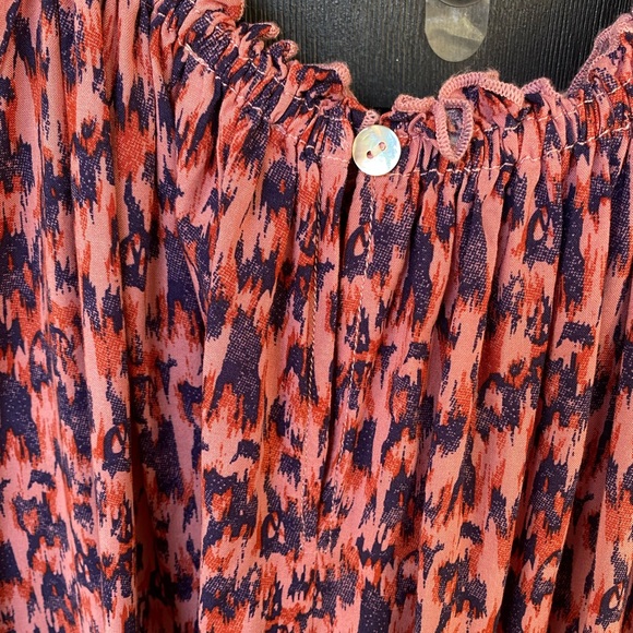 Boho Colorful Peasant Blouse—Large - Picture 4 of 7